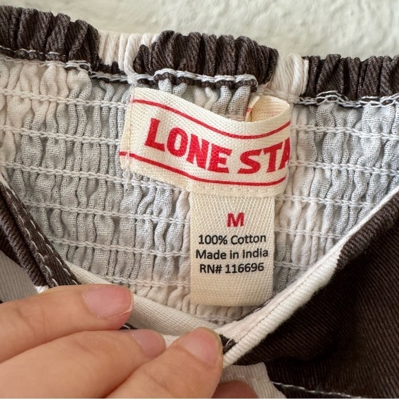 Lone Star Cow Print Corset Top - Picture 4 of 4